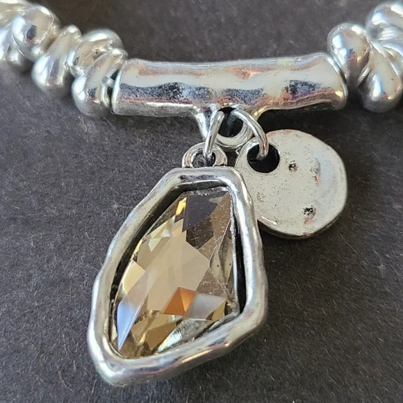 STALAGMITA • Bohemian Bracelet with Swarovski Crystal (Tea)